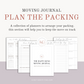 My Moving Journal - My Easy Guide To Packing Up